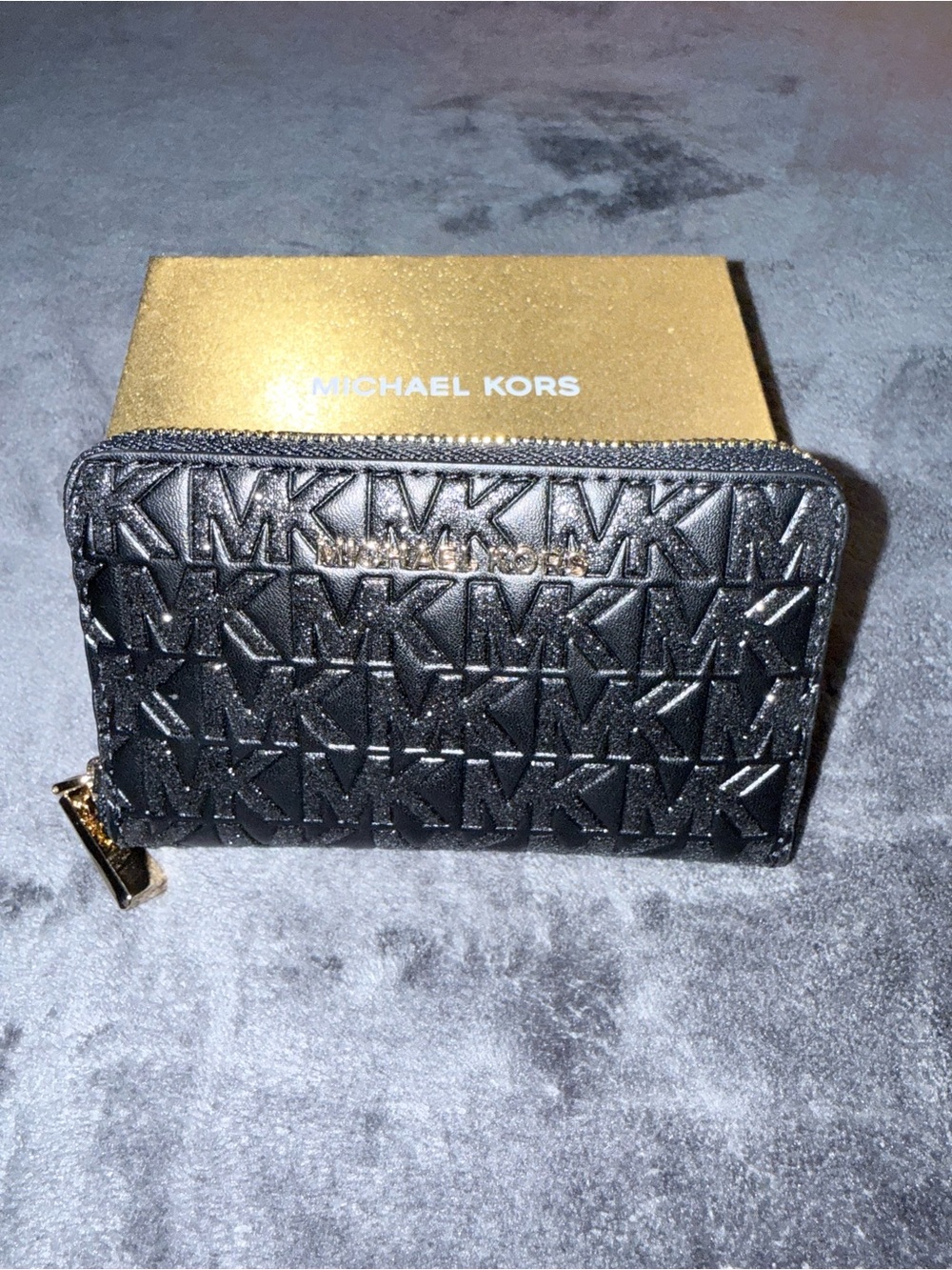 Michael Kors Jet Set Small Zip Around Card Case | Black | NWT 🖤✨